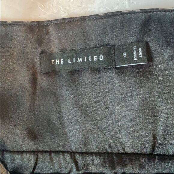 The limited silk leopard print cocktail party dress in silver, size 8 - Picture 7 of 7